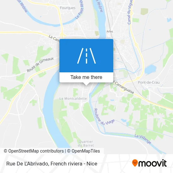 Rue De L'Abrivado map