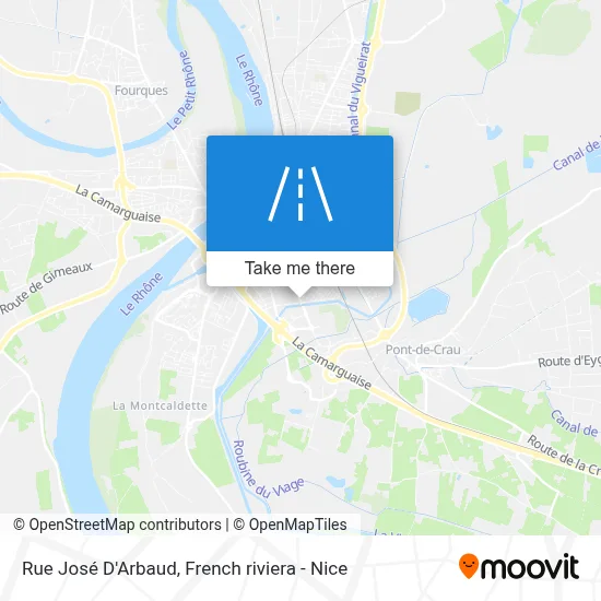Rue José D'Arbaud map