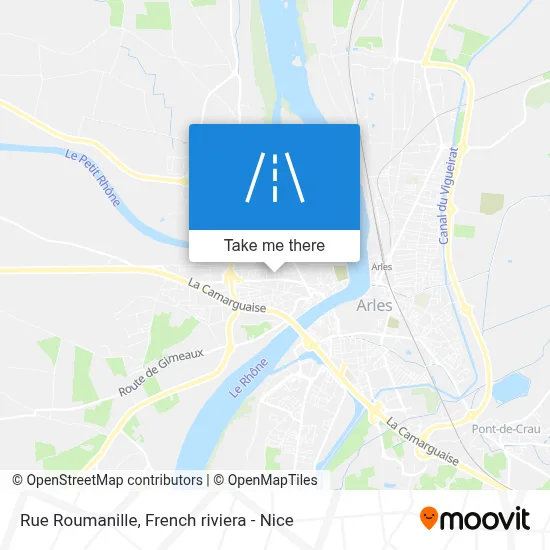 Rue Roumanille map