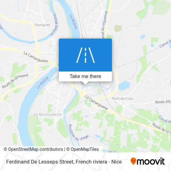 Rue Ferdinand De Lesseps map