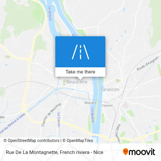 Rue De La Montagnette map