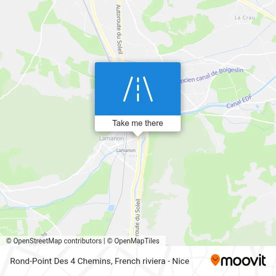 Rond-Point Des 4 Chemins map