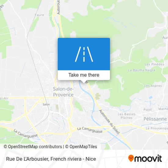 Rue De L'Arbousier map