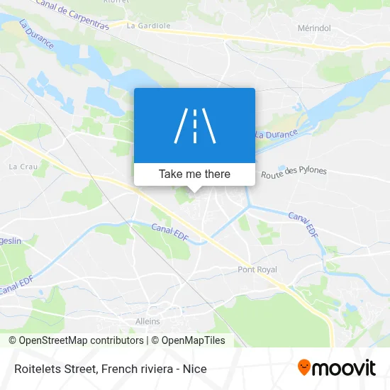 Mapa Rue Des Roitelets