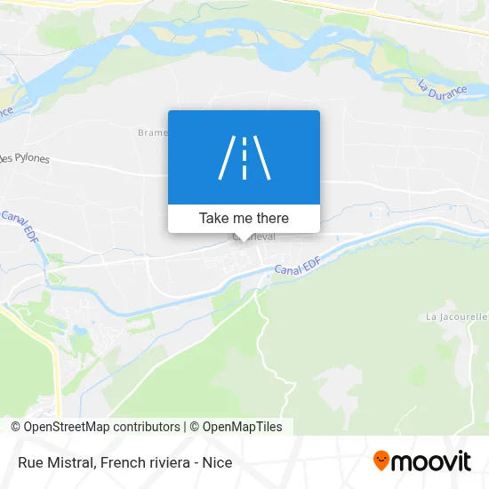 Mapa Rue Mistral