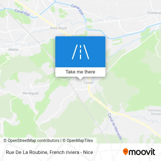 Rue De La Roubine map