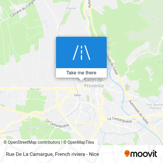 Rue De La Camargue map
