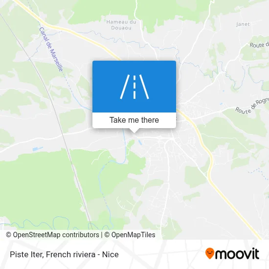 Piste Iter map