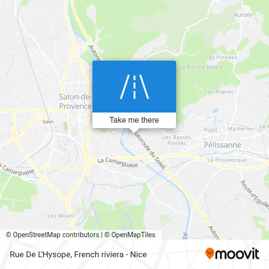 Rue De L'Hysope map