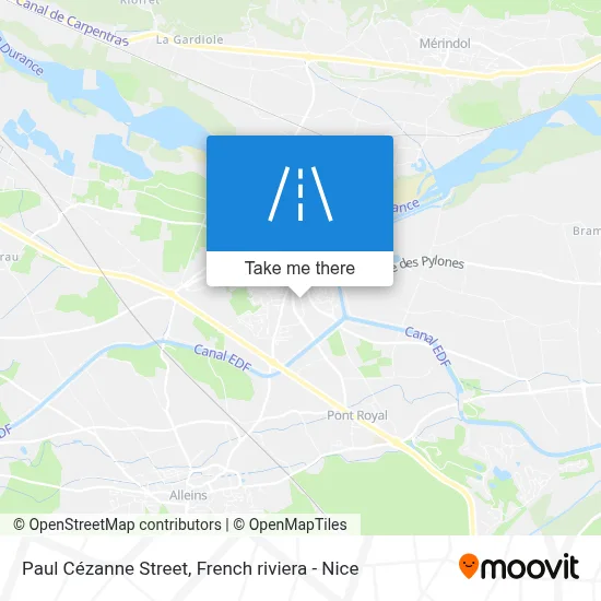 Rue Paul Cézanne map