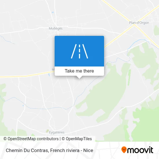 Chemin Du Contras map