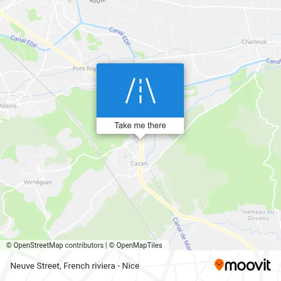 Mapa Rue Neuve