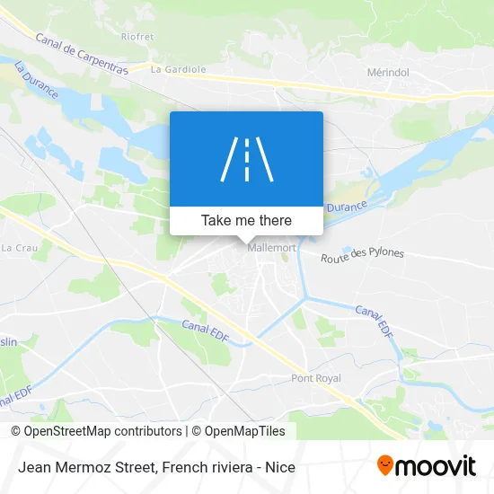 Mapa Rue Jean Mermoz