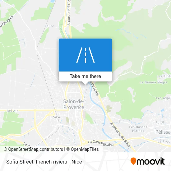 Rue De Sofia map