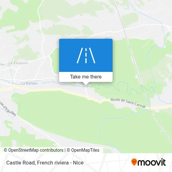 Route Du Château map