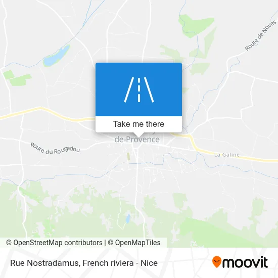 Rue Nostradamus map