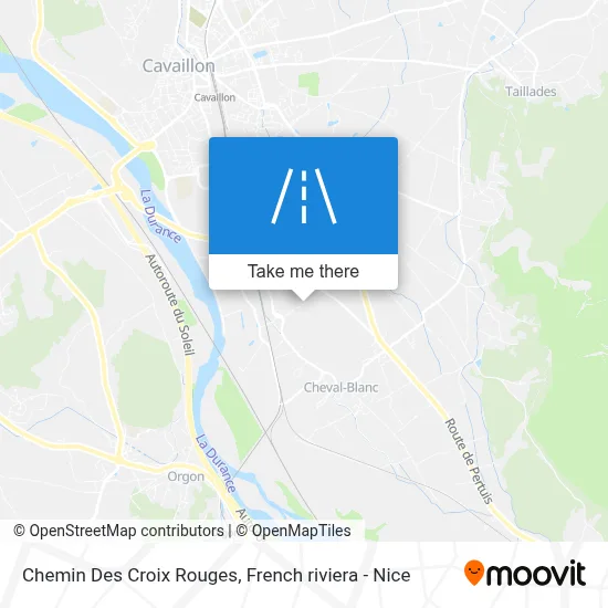Chemin Des Croix Rouges map
