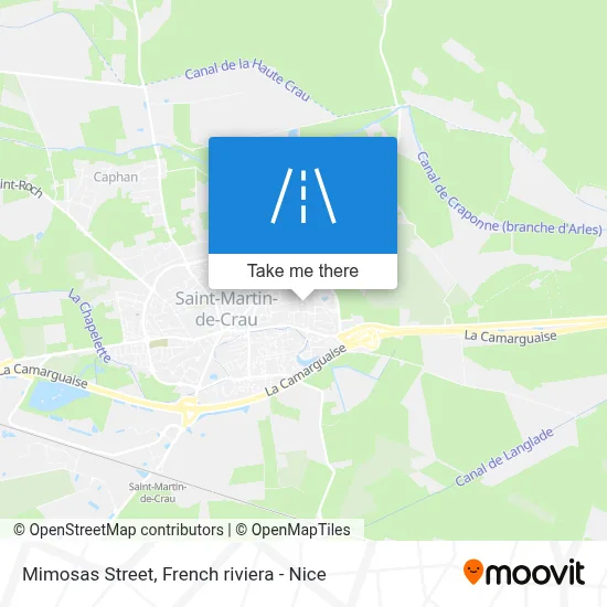 Rue Des Mimosas map