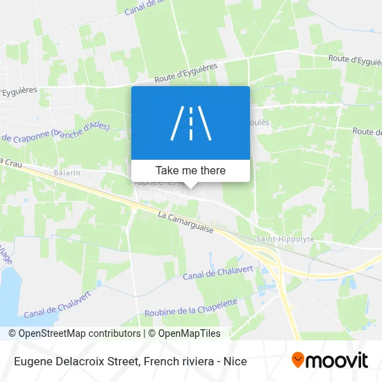 Rue Eugène Delacroix map