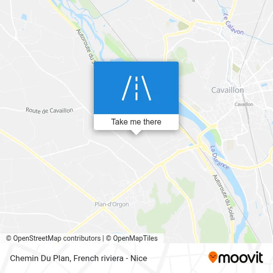 Chemin Du Plan map