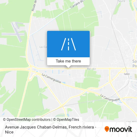 Avenue Jacques Chaban-Delmas map