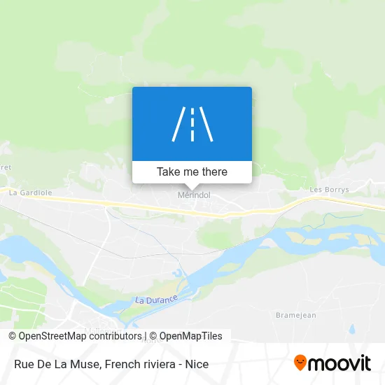 Rue De La Muse map