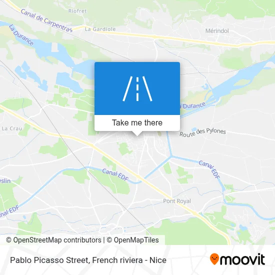 Rue Pablo Picasso map