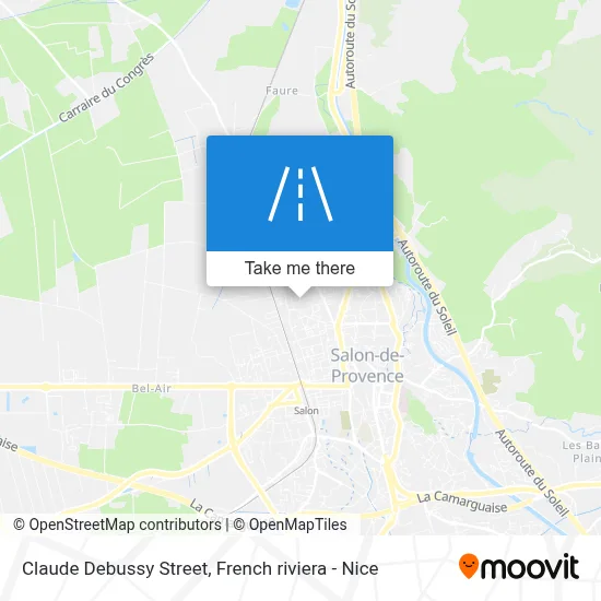 Rue Claude Debussy map