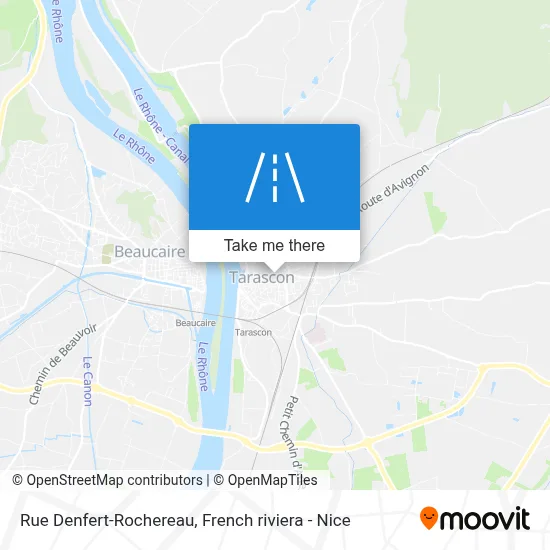 Rue Denfert-Rochereau map