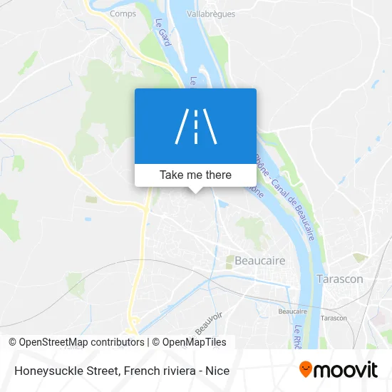 Mapa Rue Des Chèvrefeuilles