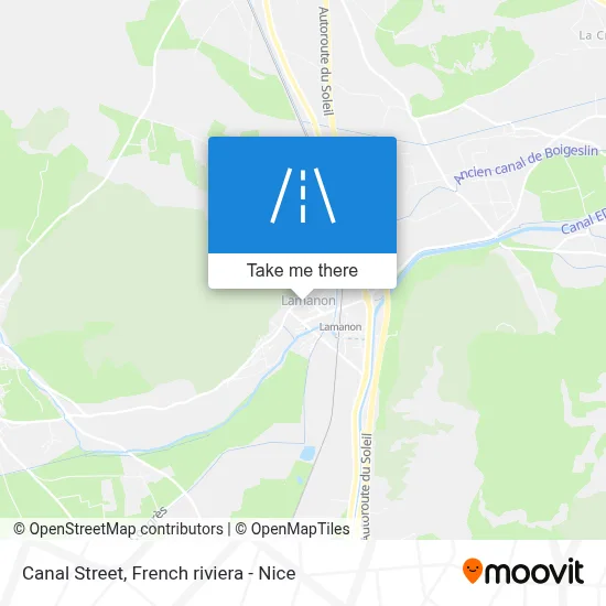 Rue Du Canal map