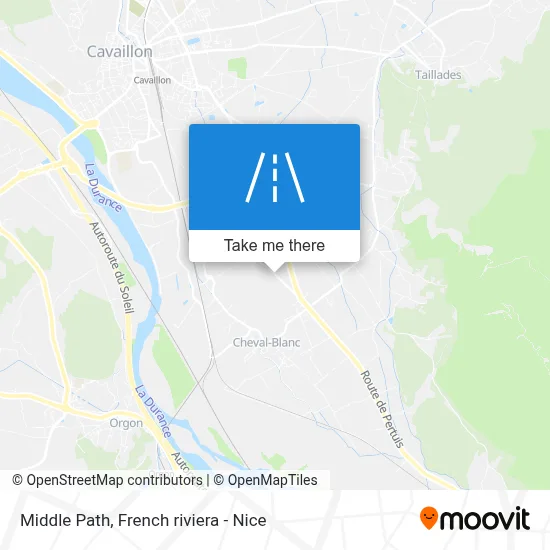 Chemin Du Milieu map