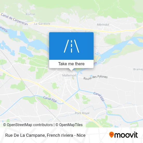 Rue De La Campane map