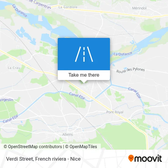 Rue Verdi map