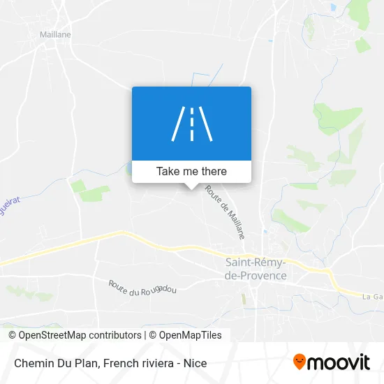 Chemin Du Plan map
