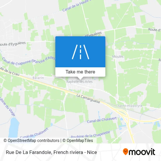 Rue De La Farandole map