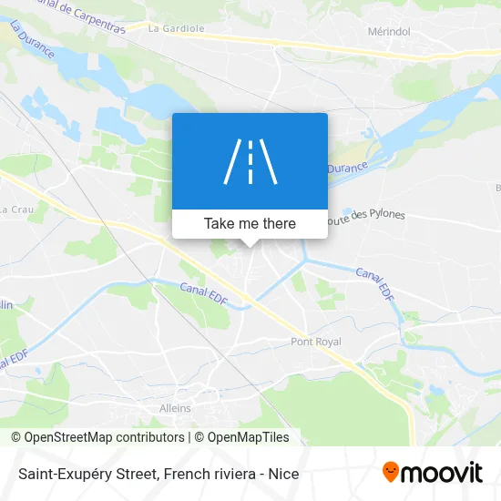 Rue Saint-Exupéry map