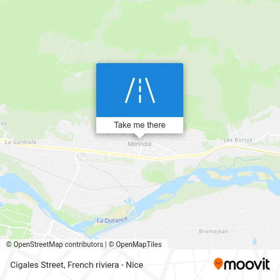 Rue Des Cigales map