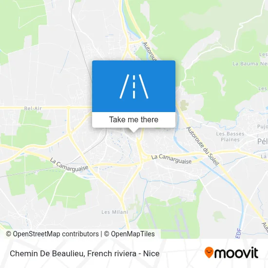 Chemin De Beaulieu map