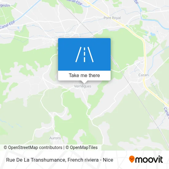 Rue De La Transhumance map