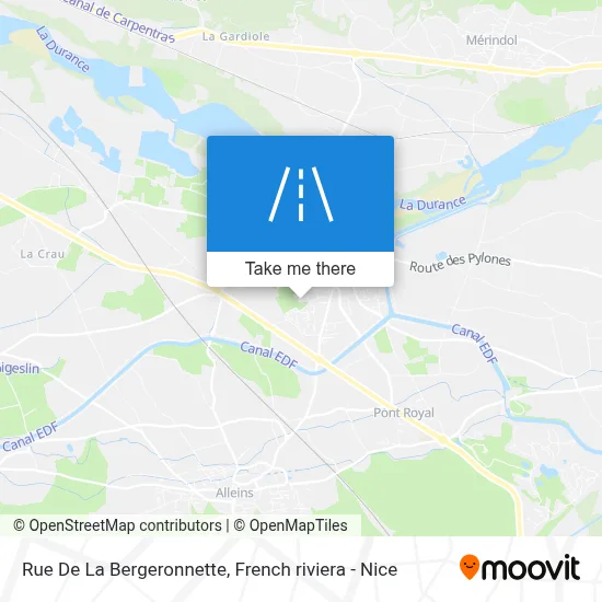 Rue De La Bergeronnette map