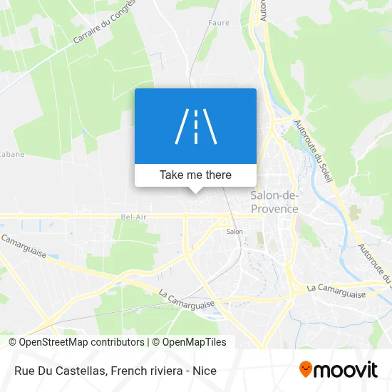 Rue Du Castellas map
