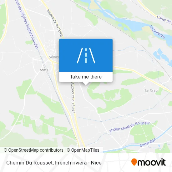 Chemin Du Rousset map