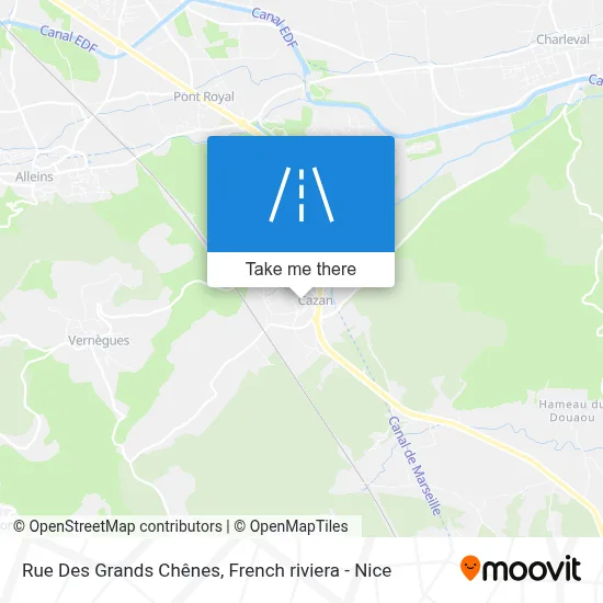 Mapa Rue Des Grands Chênes