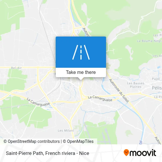 Chemin Saint-Pierre map