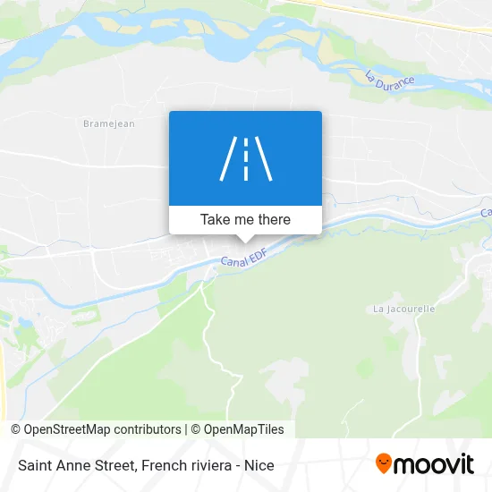 Mapa Rue Sainte-Anne