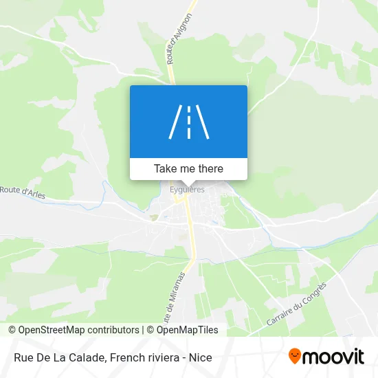 Mapa Rue De La Calade