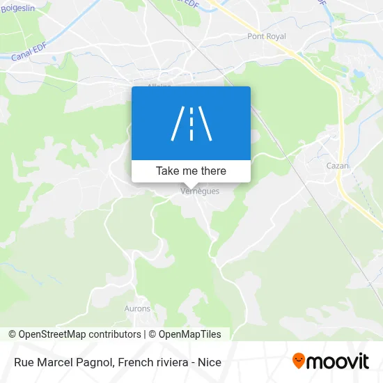 Mapa Rue Marcel Pagnol