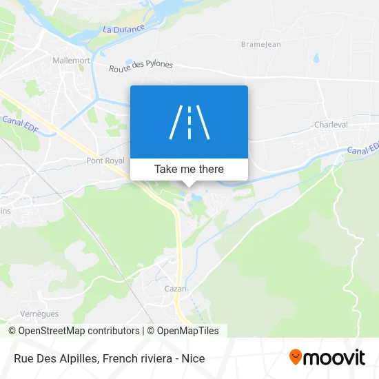 Rue Des Alpilles map