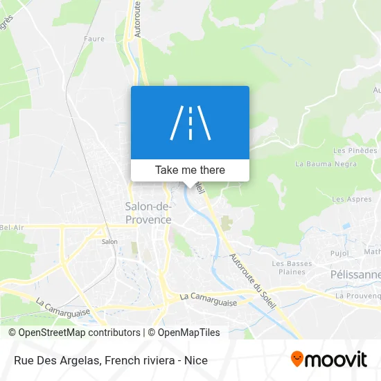 Rue Des Argelas map